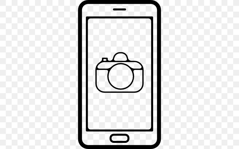 IPhone Camera Phone Smartphone, PNG, 512x512px, Iphone, Area, Black And White, Camera, Camera Phone Download Free