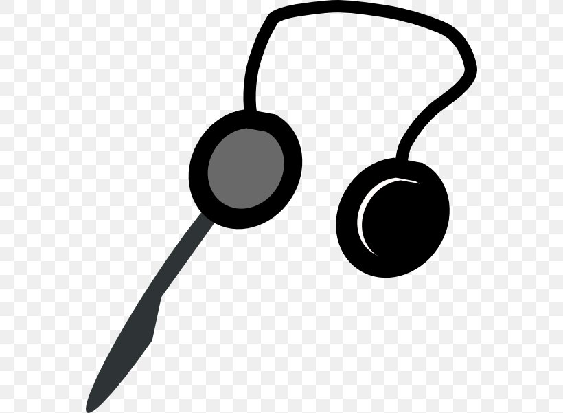 Microphone Headphones Clip Art, PNG, 570x601px, Microphone, Audio, Audio Equipment, Black And White, Headphones Download Free