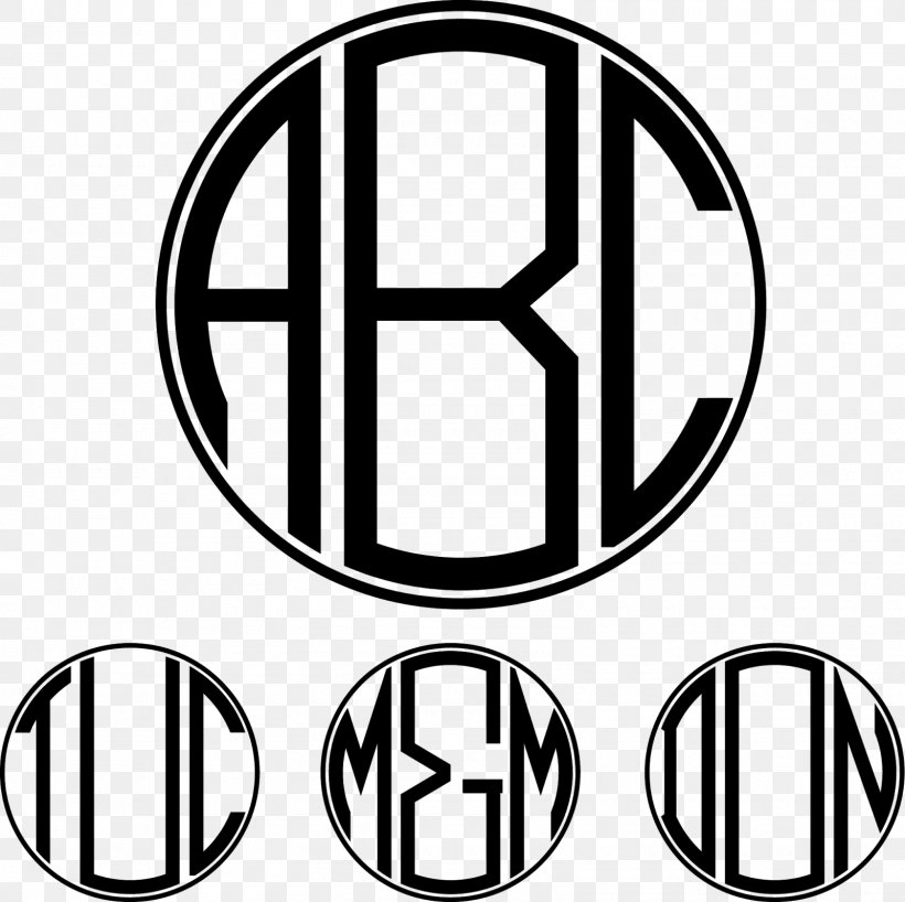 Monogram Initial Font, PNG, 1600x1597px, Monogram, Area, Black And White, Brand, Clothing Download Free