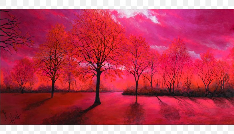 Painting Acrylic Paint Boutique2mode Desktop Wallpaper, PNG, 1619x930px, Painting, Acrylic Paint, Afterglow, Branch, Branching Download Free