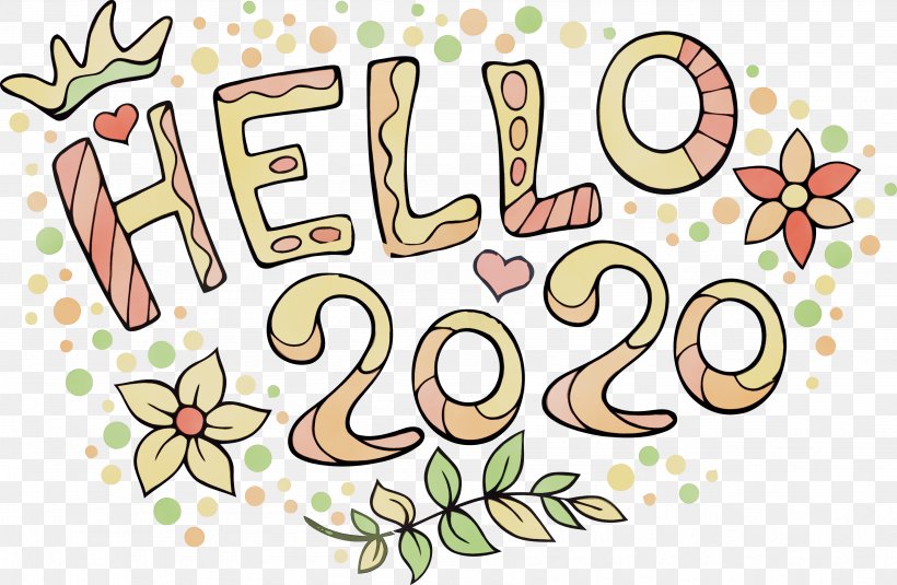 Text Font Plant Calligraphy, PNG, 3568x2328px, 2020, Happy New Year 2020, Calligraphy, New Years 2020, Paint Download Free