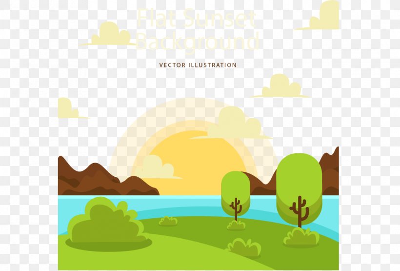 Cartoon Download Sunset, PNG, 1139x771px, Cartoon, Animation, Art, Daytime, Grass Download Free