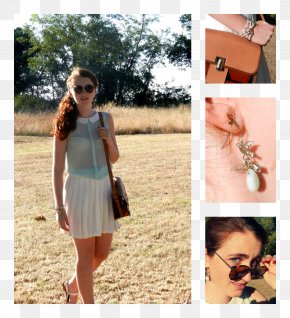 Dress - Pink M Shoulder Dress Summer Vacation PNG