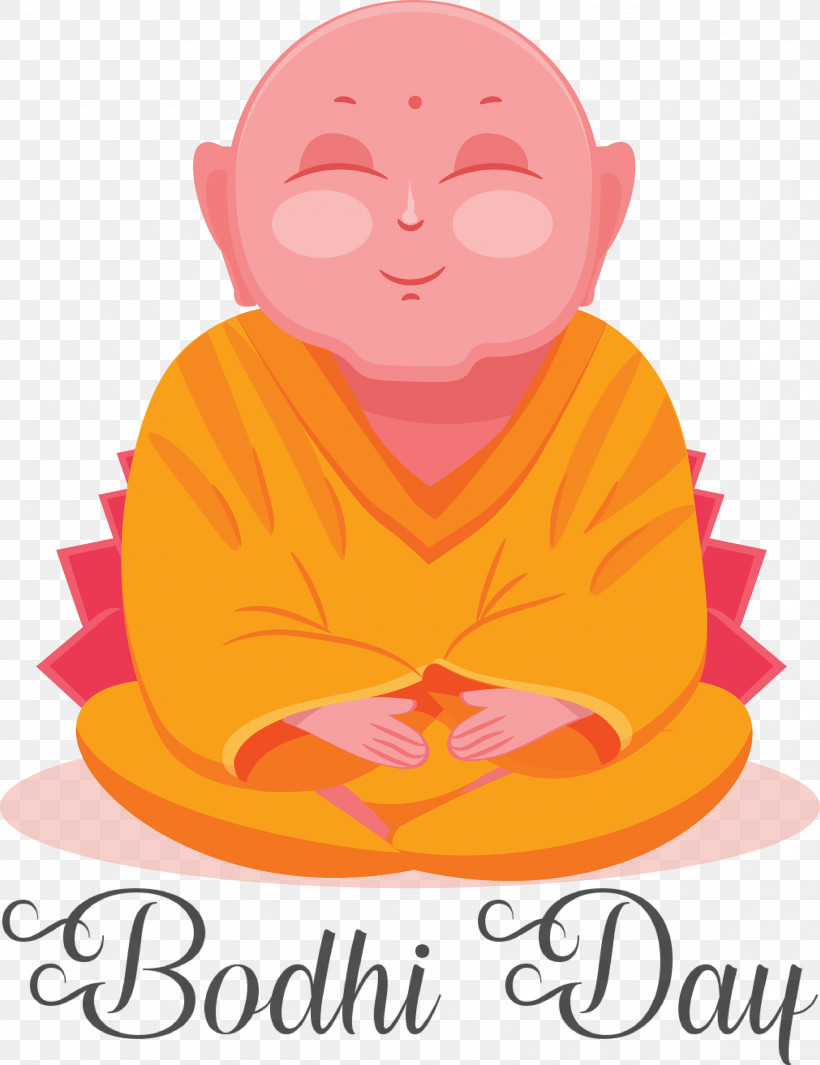 Bodhi Day Bodhi, PNG, 2308x3000px, Bodhi Day, Bodhi, Cartoon, Orange Sa, Sculpture Download Free