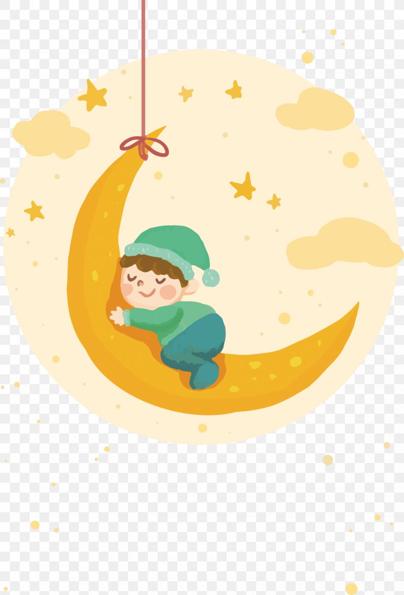 bedtime moon clipart for kids