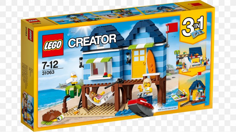 LEGO 31063 Creator Beachside Vacation Lego Creator Toy Retail, PNG, 1488x837px, Lego Creator, Discounts And Allowances, Lego, Lego Minifigure, Lego Star Wars Download Free