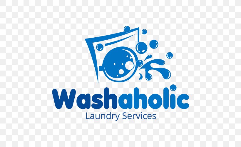 Logo Laundry Service Laundry Room Towel, PNG, 500x500px, Logo, Area, Blue, Brand, Detergent Download Free