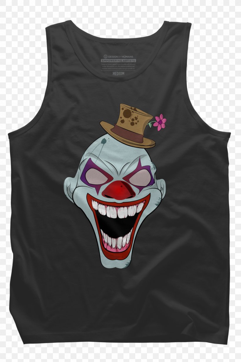 T-shirt Sleeveless Shirt Gilets Clown, PNG, 1200x1800px, Tshirt, Brand, Character, Clothing, Clown Download Free