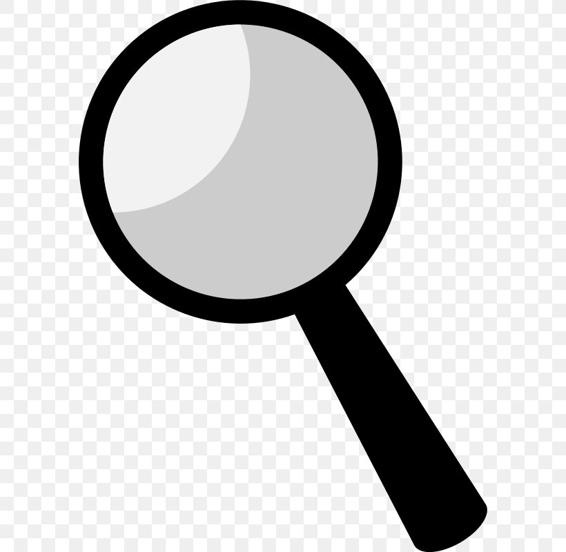 Magnifying Glass Glasses Clip Art, PNG, 592x800px, Magnifying Glass, Black And White, Detective, Free Content, Glass Download Free