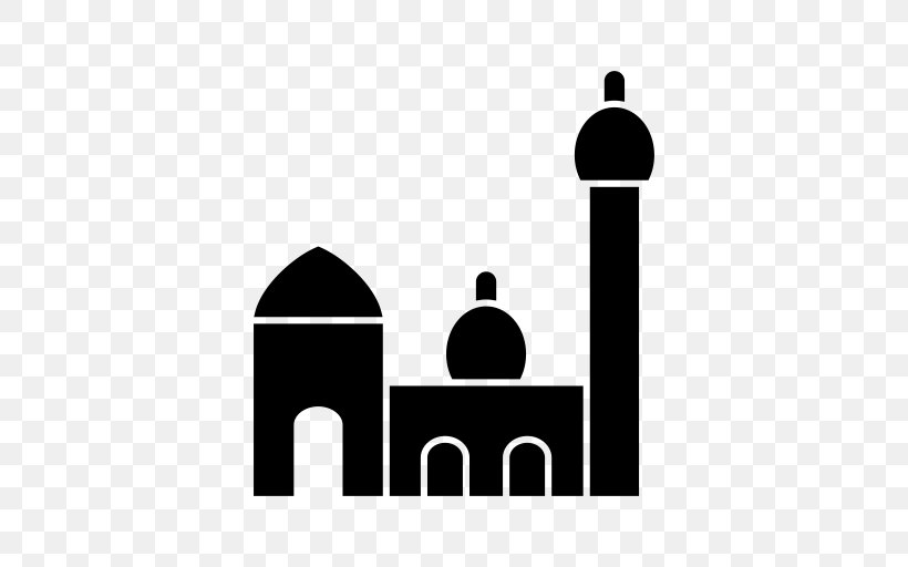 Mosque Islam Minaret, PNG, 512x512px, Mosque, Black And White, Brand, Islam, Logo Download Free
