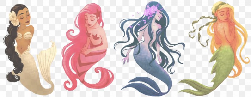 The Little Mermaid Siren Drawing Weeki Wachee, PNG, 892x349px, Mermaid, Colored Pencil, Drawing, Fairy Tale, Fantasia Download Free