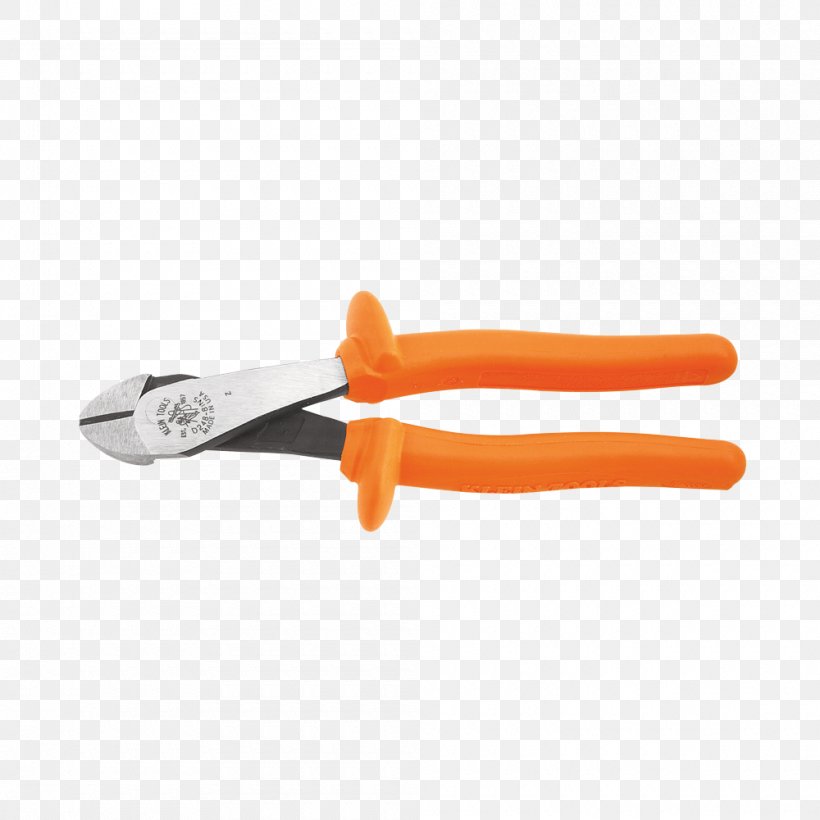 Diagonal Pliers Lineman's Pliers Klein Tools Hand Tool, PNG, 1000x1000px, Diagonal Pliers, Cutting, Hand Tool, Handle, Hardware Download Free
