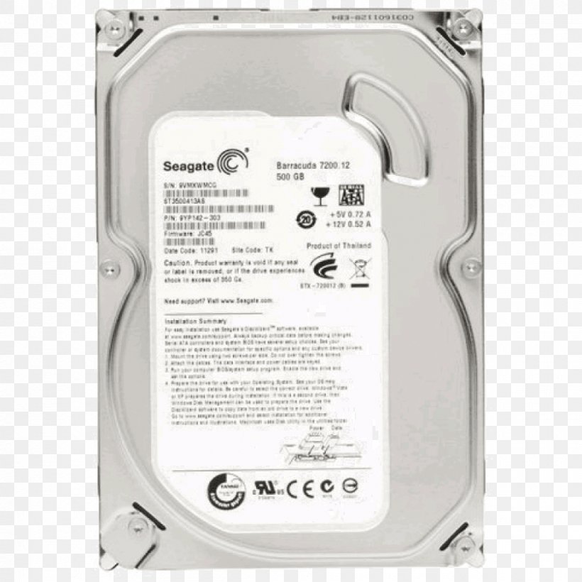 Hard Drives Laptop Seagate Desktop HDD Seagate Technology Serial ATA, PNG, 1200x1200px, Hard Drives, Computer Component, Data Storage, Data Storage Device, Desktop Computers Download Free