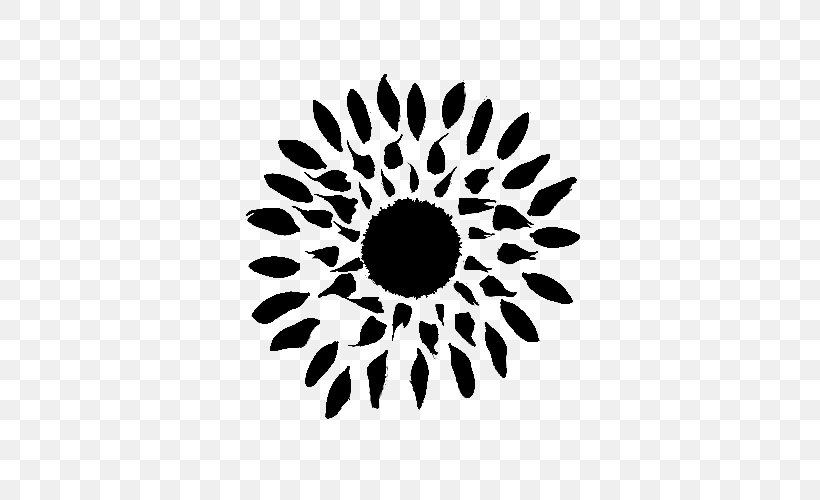 Vector Graphics Illustration Flower Image, PNG, 500x500px, Flower, Blackandwhite, Daisy Family, Icon Design, Logo Download Free