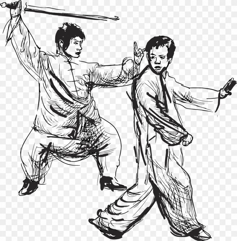 Black And White Martial Arts, PNG, 1031x1051px, Black And White, Arm, Art, Artwork, Cartoon Download Free