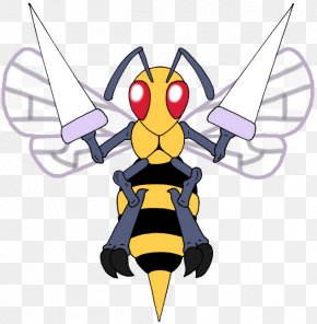 Bee - Honey Bee Beedrill Kakuna Weedle PNG