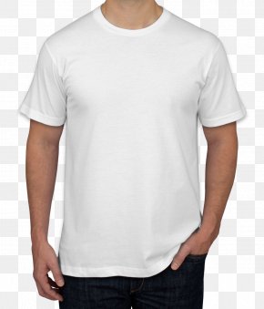 T-shirt - Printed T-shirt Hanes Crew Neck PNG