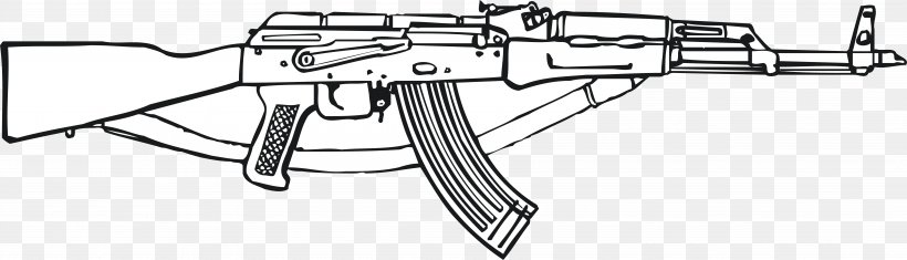 Trigger Machine Gun Weapon Euclidean Vector, PNG, 7023x2016px, Watercolor, Cartoon, Flower, Frame, Heart Download Free