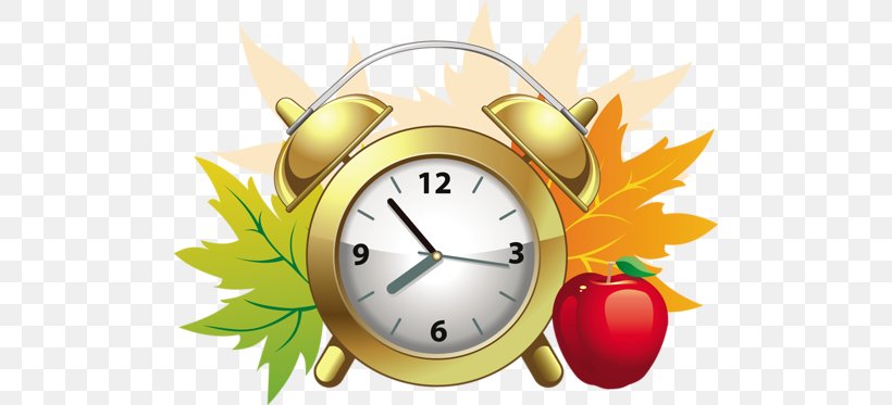 Alarm Clocks Table Clip Art, PNG, 500x373px, Alarm Clocks, Alarm Clock, Clock, Colored Pencil, Drawing Download Free