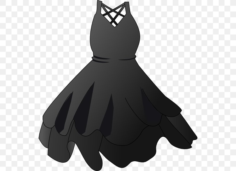 Little Black Dress Clothing Clip Art, PNG, 552x595px, Little Black Dress, Black, Clothing, Costume Design, Dress Download Free