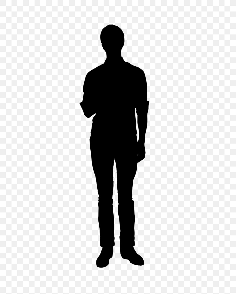 Standing Black Silhouette Sleeve Male, PNG, 437x1024px, Standing, Black, Gentleman, Male, Neck Download Free