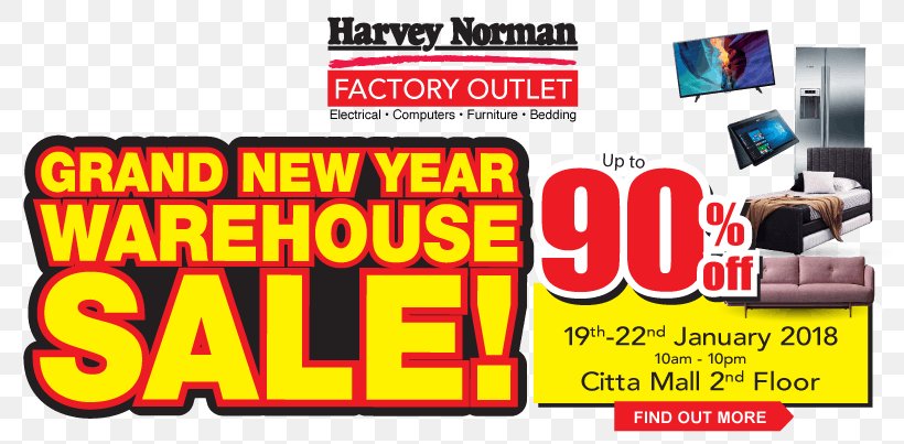 Discounts And Allowances Harvey Norman Citta Mall Sales Closeout, PNG, 800x403px, Discounts And Allowances, Advertising, Area, Banner, Brand Download Free