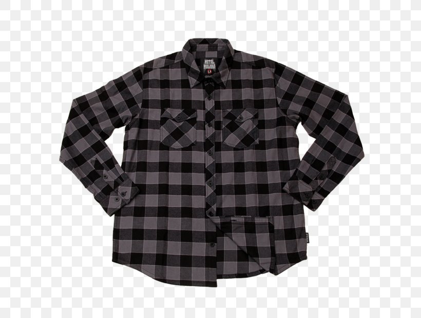 T-shirt Sleeve Tartan Flannel, PNG, 620x620px, Tshirt, Black, Blouse, Button, Check Download Free