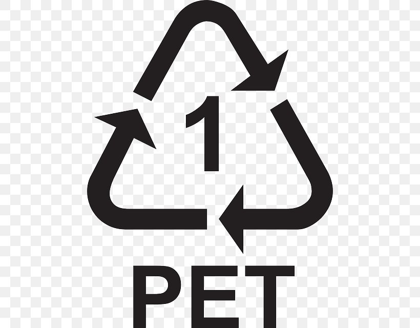 Recycling Symbol Polyethylene Terephthalate PET Bottle Recycling Recycling Codes, PNG, 480x640px, Recycling Symbol, Area, Black And White, Brand, Logo Download Free