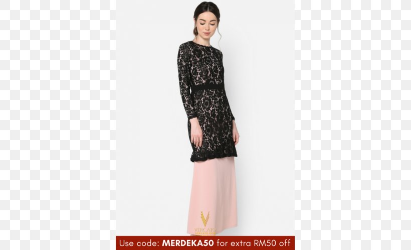 Baju Kurung Robe Sleeve Kebaya Tops, PNG, 500x500px, Baju Kurung, Abaya, Blouse, Clothing, Cocktail Dress Download Free