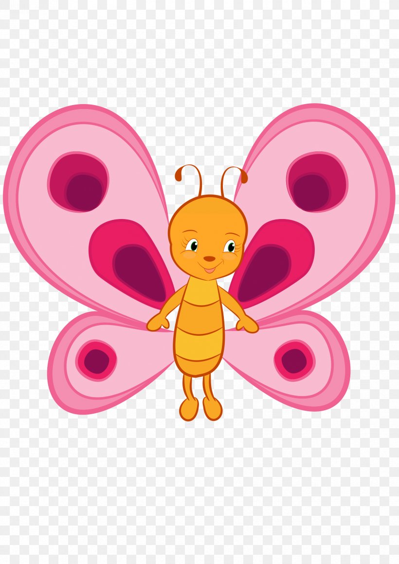Butterfly Cuteness Clip Art, PNG, 1697x2400px, Butterfly, Blog, Cartoon, Child, Cuteness Download Free