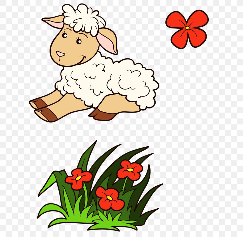 Sheep Goat Cartoon Floral Design Drawing, PNG, 628x800px, Sheep, Animal, Area, Art, Artwork Download Free
