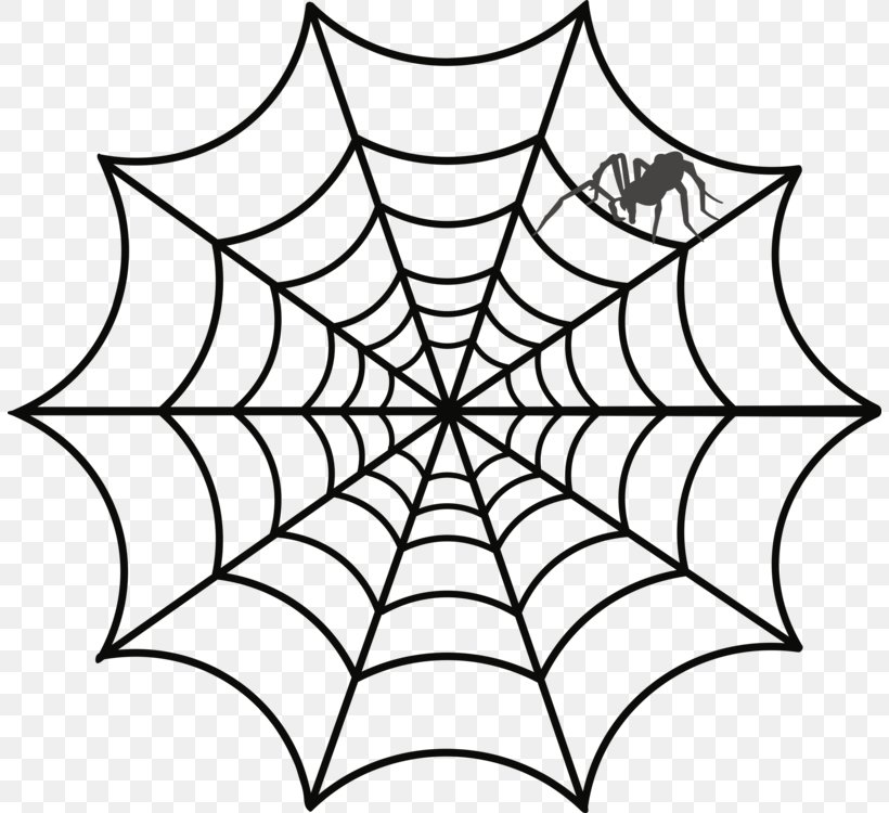 Spider Web Drawing Clip Art Spider-Man, PNG, 806x750px, Spider, Area, Black And White, Drawing, Flora Download Free