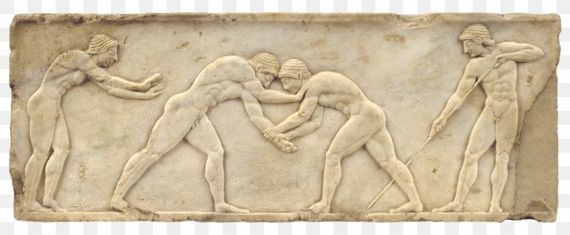 Archaic Greece Ano Liosia Classical Athens Relief Panhellenic Men's Greco-Roman Wrestling Championships, PNG, 1450x600px, Archaic Greece, Artifact, Artwork, Carving, Classical Athens Download Free