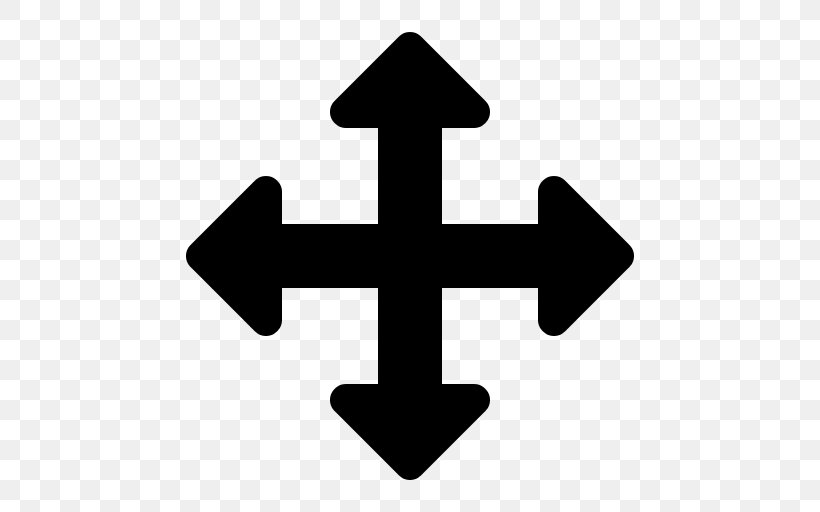 Arrow Cross Cursor Symbol, PNG, 512x512px, Cursor, Arrow Cross, Arrow Cross Party, Pointer, Symbol Download Free