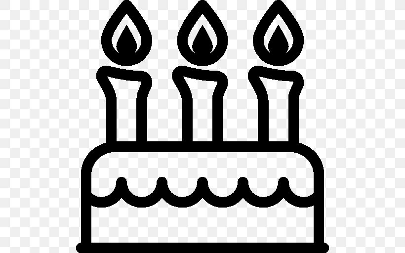 Birthday Cake, PNG, 512x512px, Birthday Cake, Area, Balloon, Birthday, Black And White Download Free