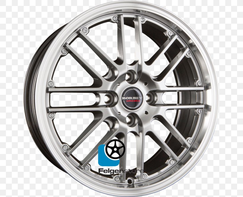 Alloy Wheel Rim Autofelge Car Gunmetal, PNG, 665x665px, Alloy Wheel, Alloy, Autofelge, Automotive Design, Automotive Tire Download Free