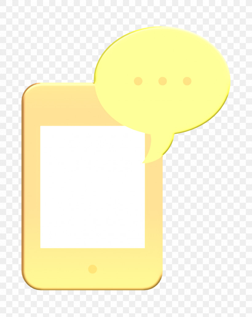 Communication And Media Icon Touch Screen Icon Tablet Icon, PNG, 980x1234px, Communication And Media Icon, Tablet Icon, Text, Touch Screen Icon, Yellow Download Free