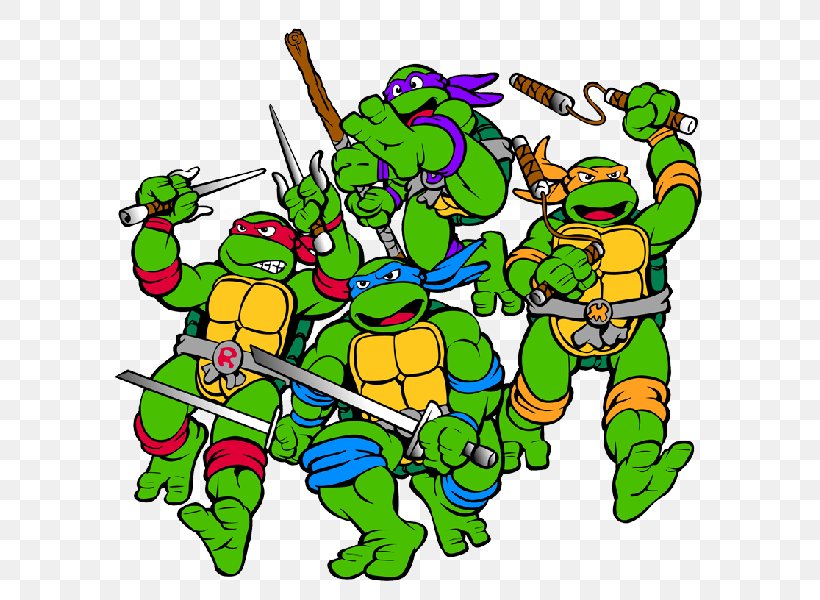 Donatello Raphael Leonardo Teenage Mutant Ninja Turtles: Turtles In Time, PNG, 600x600px, Donatello, Area, Artwork, Fictional Character, Leonardo Download Free