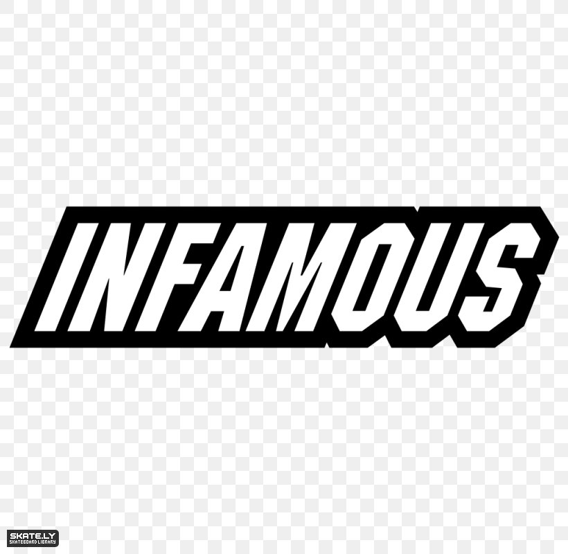 Infamous Allegro Skateboard Logo Font, PNG, 800x800px, Infamous, Allegro, Area, Automotive Exterior, Black And White Download Free