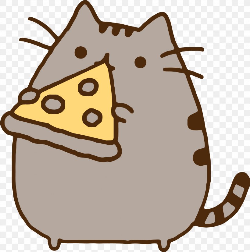 pusheen pizza