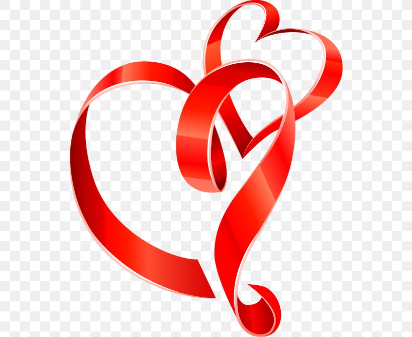 Ribbon Heart Euclidean Vector Clip Art Png 544x671px Ribbon Brand