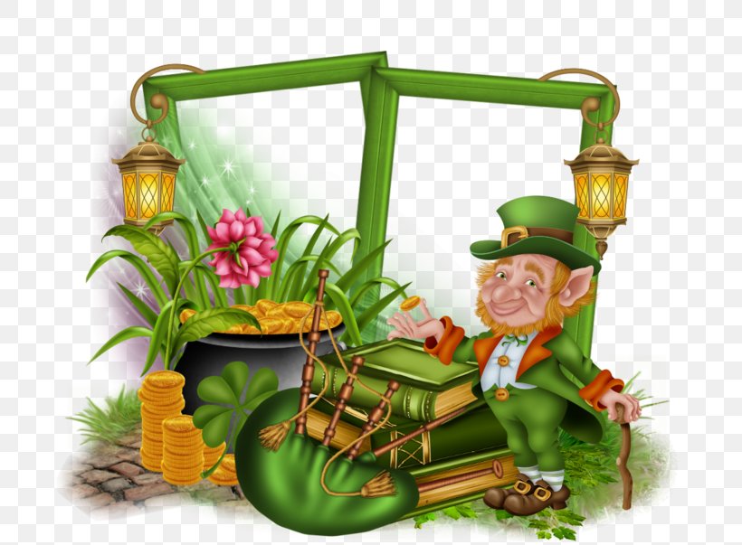 Saint Patrick's Day Leprechaun Portable Network Graphics Image, PNG, 699x603px, Saint Patricks Day, Cartoon, Collage, Fictional Character, Gardener Download Free