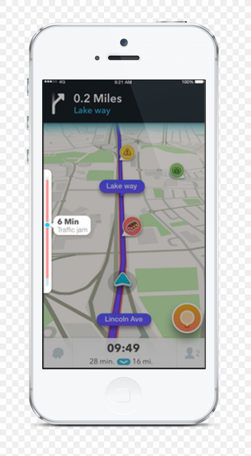 Smartphone GPS Navigation Systems Car Waze Automotive Navigation System, PNG, 1182x2144px, Smartphone, Android, Automotive Navigation System, Car, Cellular Network Download Free