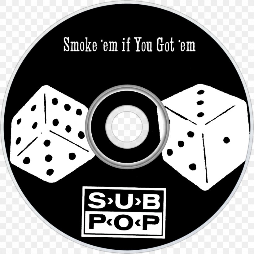 Sub Pop Product Design Game Brand, PNG, 1000x1000px, Sub Pop, Black, Black And White, Brand, Dice Download Free