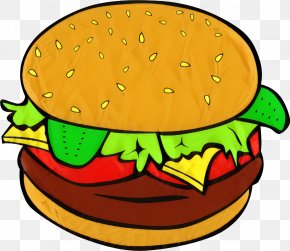 Cheeseburger Hamburger Barbecue Clip Art Hot Dog, PNG, 675x454px ...