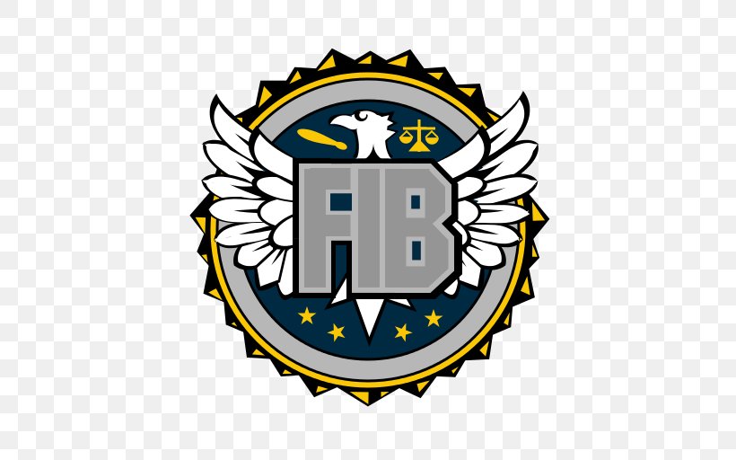 Grand Theft Auto V Grand Theft Auto IV Federal Bureau Of Investigation Rockstar Games Social Club, PNG, 512x512px, Grand Theft Auto V, Amino Communities And Chats, Brand, Crest, Decal Download Free