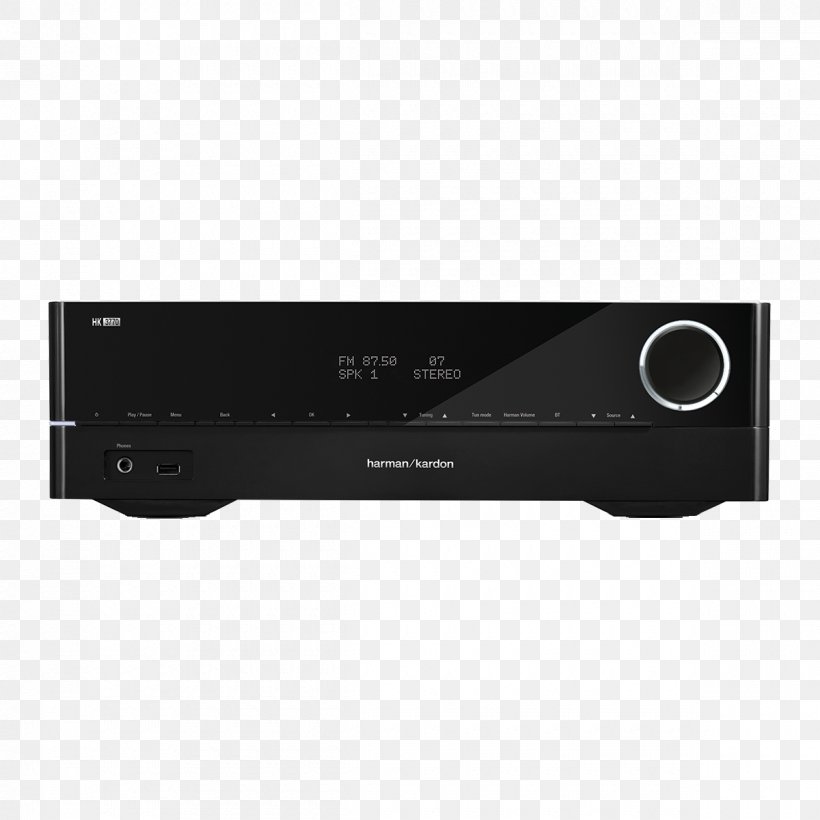 AV Receiver Harman Kardon HK 3700 Radio Receiver Harman Kardon HK 3770, PNG, 1200x1200px, Av Receiver, Amplifier, Audio, Audio Equipment, Audio Power Amplifier Download Free