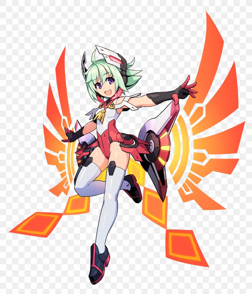 Azure Striker Gunvolt 2 Blaster Master Zero Gal*Gun Inti Creates, PNG, 2995x3496px, Watercolor, Cartoon, Flower, Frame, Heart Download Free