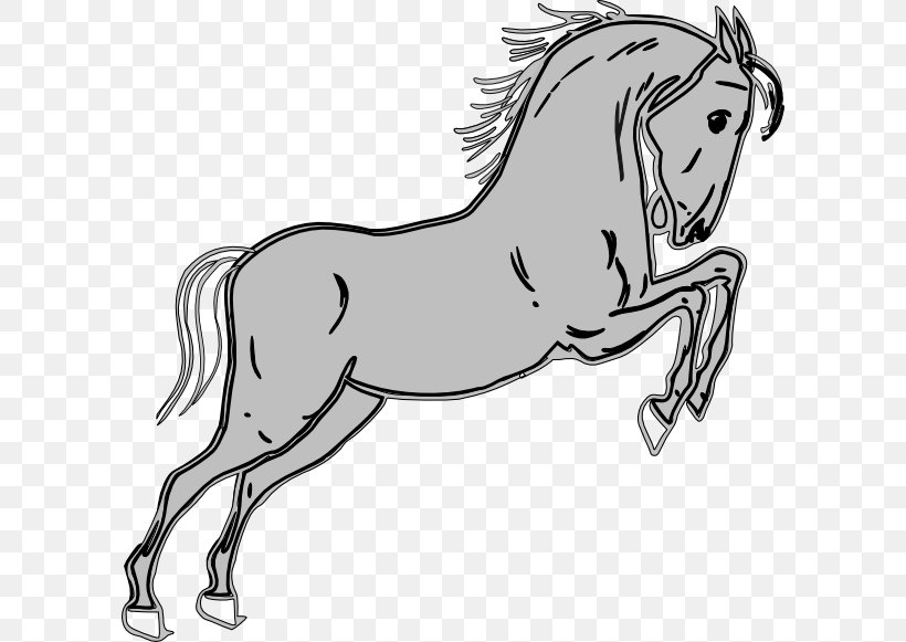 Horse Show Jumping Clip Art, PNG, 600x581px, Horse, Animal Figure, Artwork, Black And White, Bridle Download Free