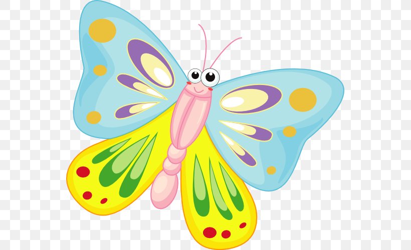 Butterfly Clip Art, PNG, 555x500px, Butterfly, Book, Brush Footed Butterfly, Butterflies And Moths, Cartoon Download Free